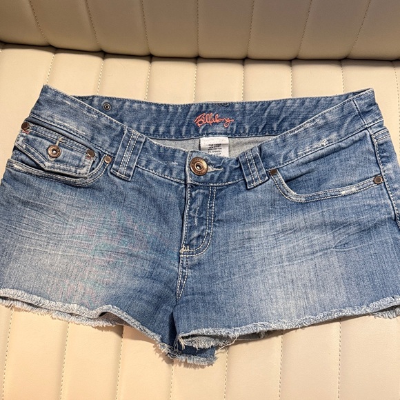 Billabong Pants - Billabong Light Blue Jean Shorts